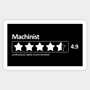 machinist Sticker